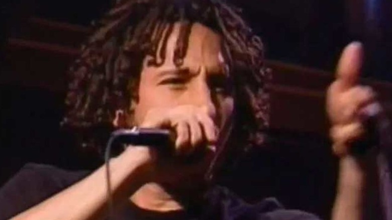 Zack de la Rocha performing