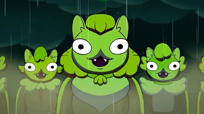 Green cats on Netflix's Centaurworld