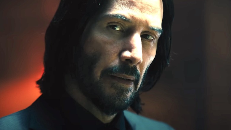 John Wick looking intrigued