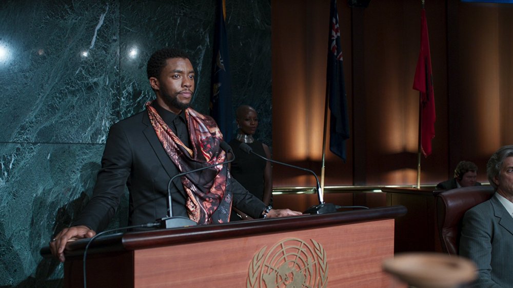 Chadwick Boseman in Black Panther