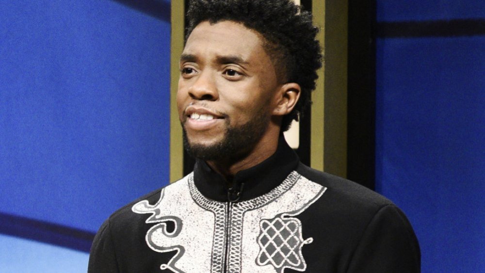 Chadwick Boseman in SNL's "Black Jeopardy"