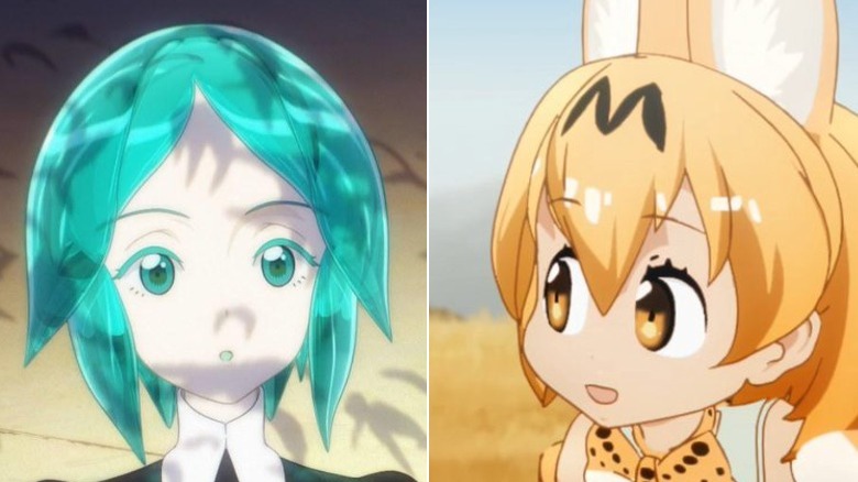 Land of the Lustrous and Kemono Friends characters