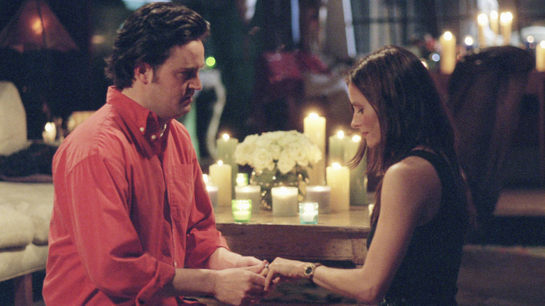 Chandler proposes to Monica