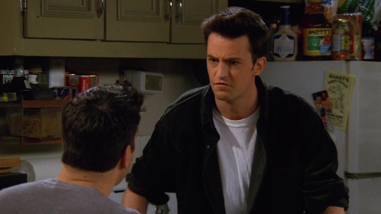 Chandler is surprised by Joey