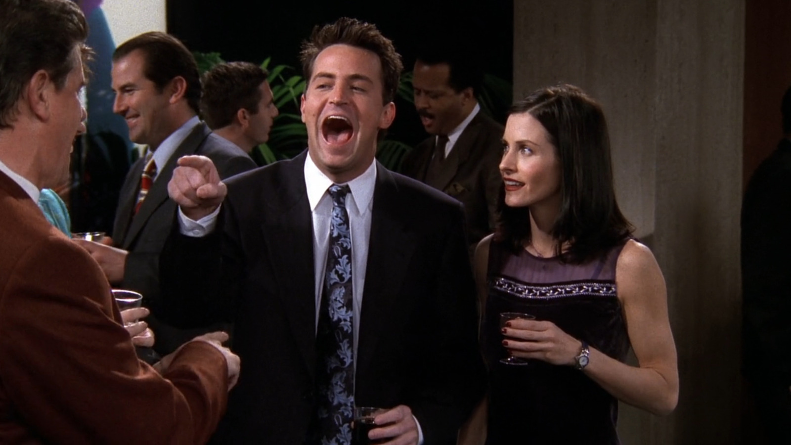 Friends - Chandler & Monica Two tickets to Vegas on Make a GIF