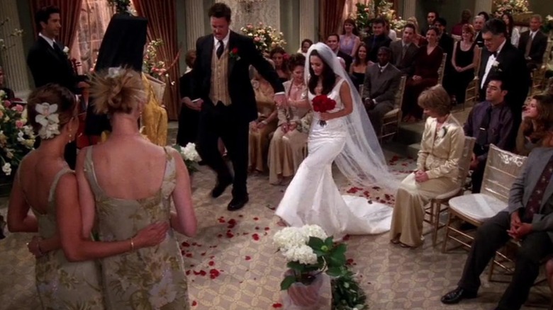 Chandler and Monica's wedding