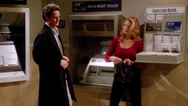 Chandler and Jill Goodacre in lobby