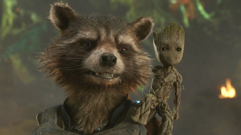 Rocket and Groot in Guardians of the Galaxy Vol. 2