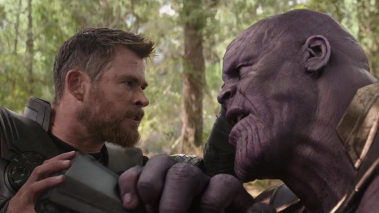 Scene from Avengers: Infinity War