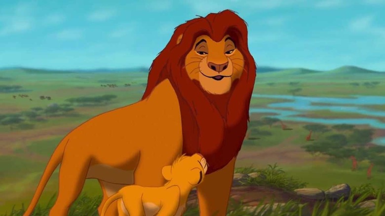 Mufasa teaches Simba