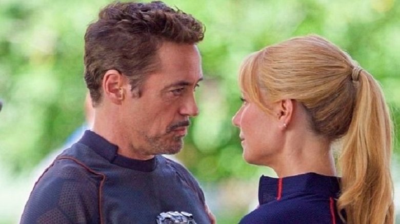 Tony Stark and Pepper Potts in Avengers: Infinity War