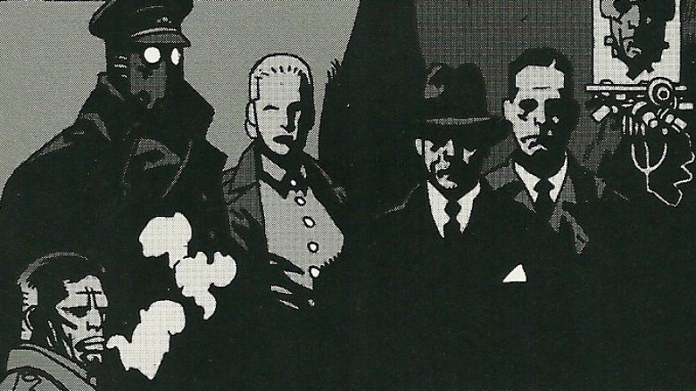 The alliance of Nazi scientists from the 'Hellboy' comic by Mike Mignola