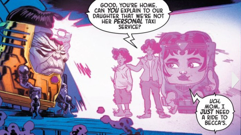 MODOK sees his family in "M.O.D.O.K.: Head Games #1"