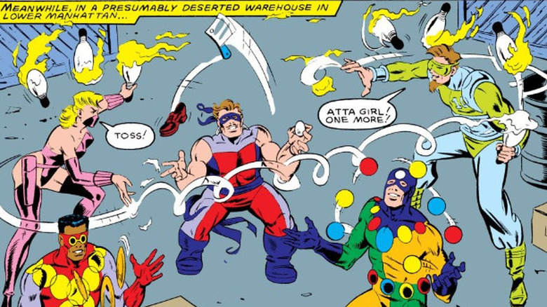 Tenpin and the Death-Throws in "Captain America #317"