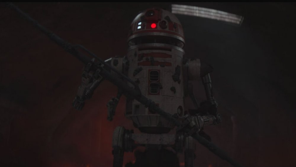 The ferry droid in The Mandalorian