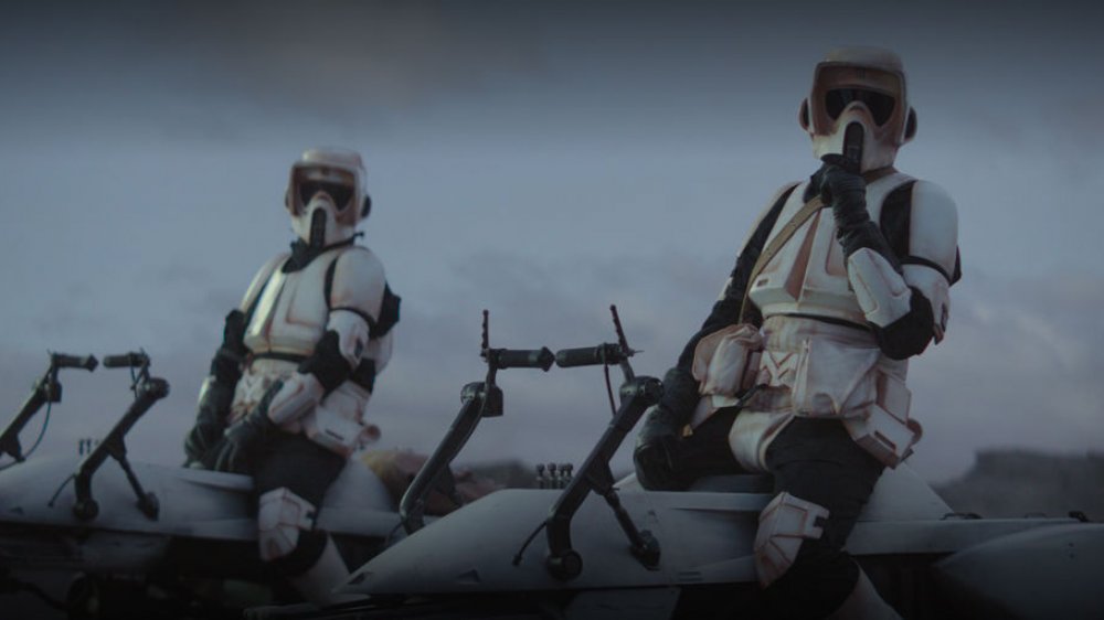 The scout troopers in Chapter 8 of The Mandalorian