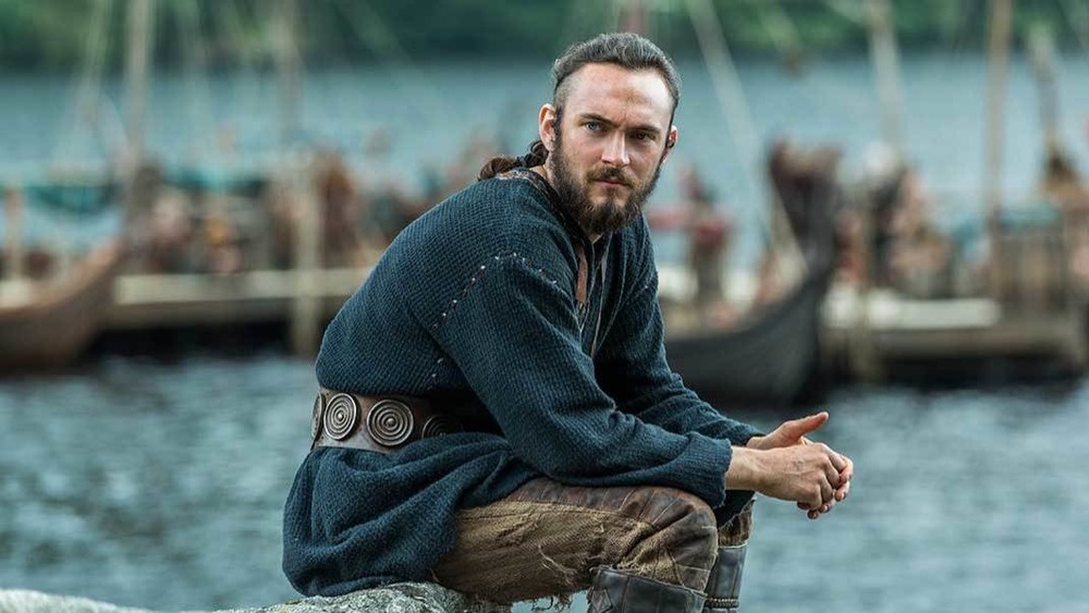 Athelstan sitting by water