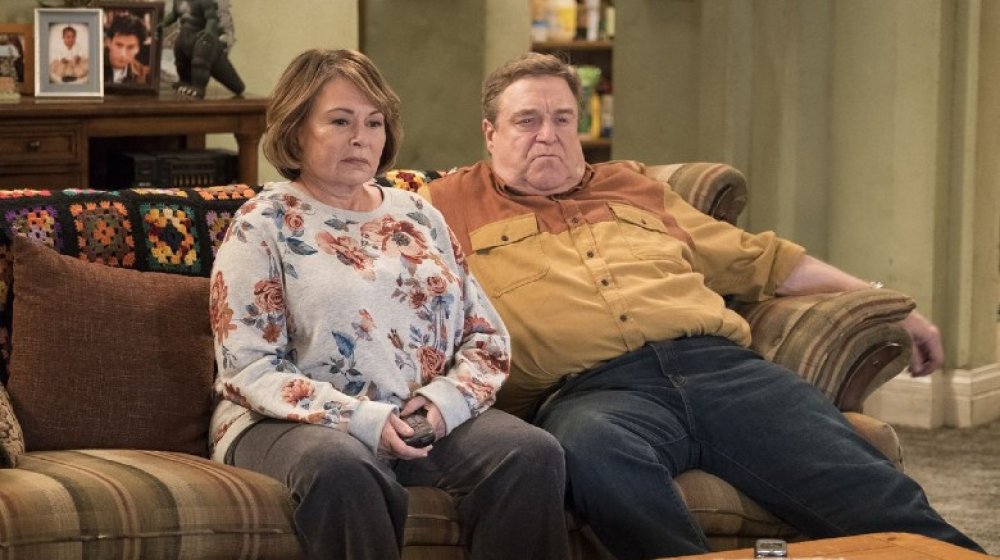 Roseanne Barr and John Goodman in Roseanne