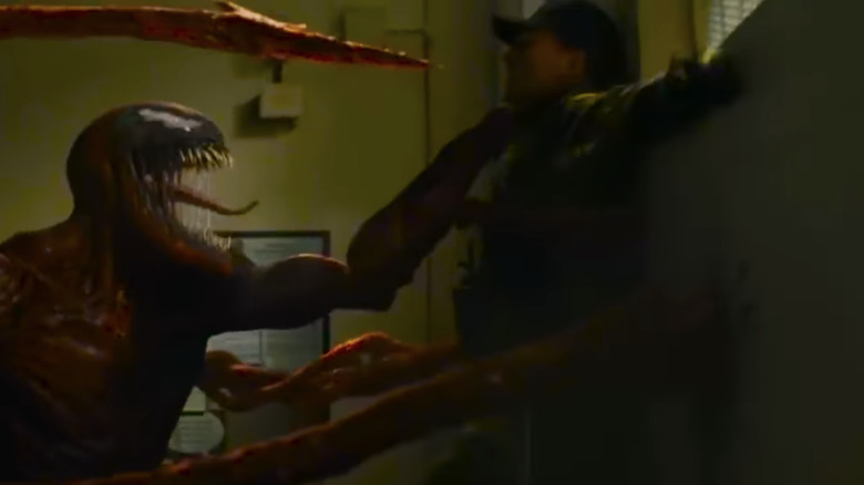 Actor and Carnage in "Venom: Let There Be Carnage"