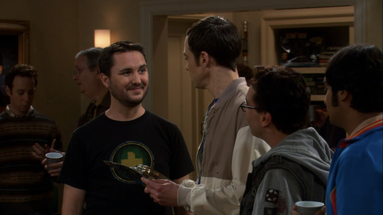 Wil Wheaton and Sheldon Cooper