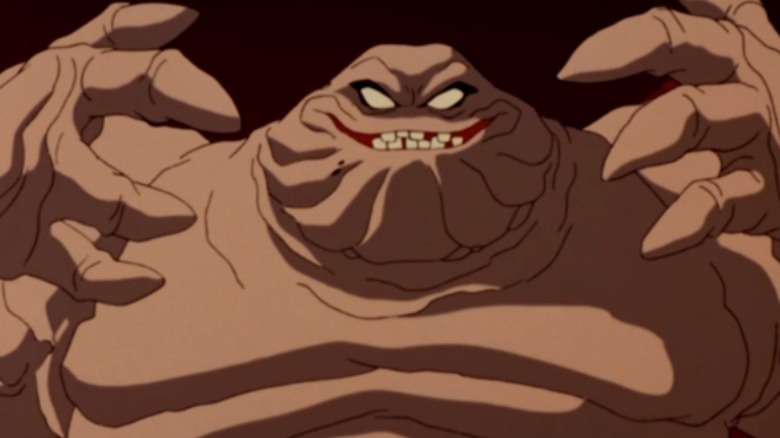 Clayface smiling