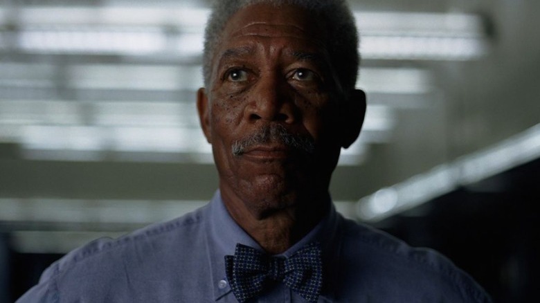 Lucius Fox talking