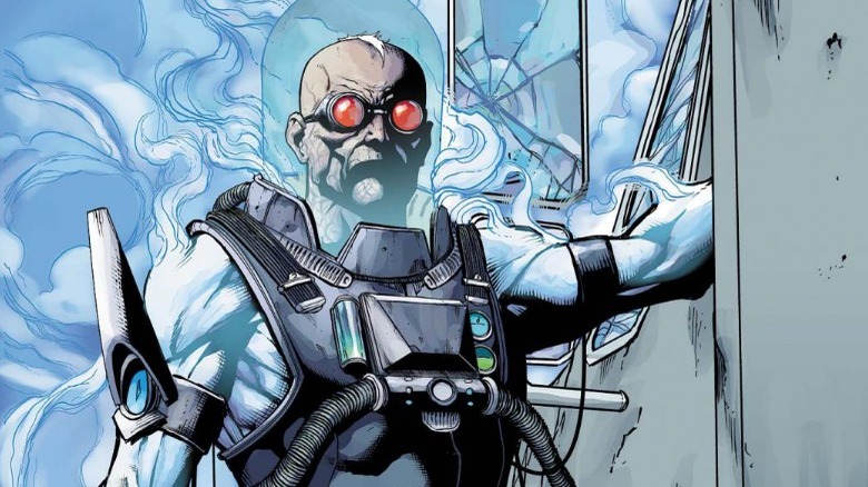 Mr. Freeze observing