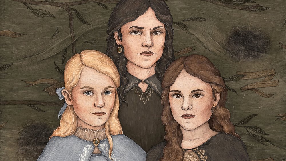 Andromeda, Bellatrix, and Narcissa Black as girls from Harry Potter