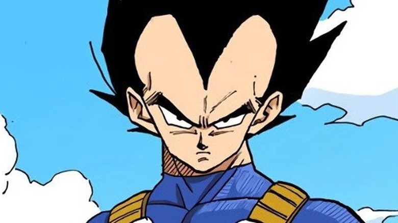 Vegeta looking mad