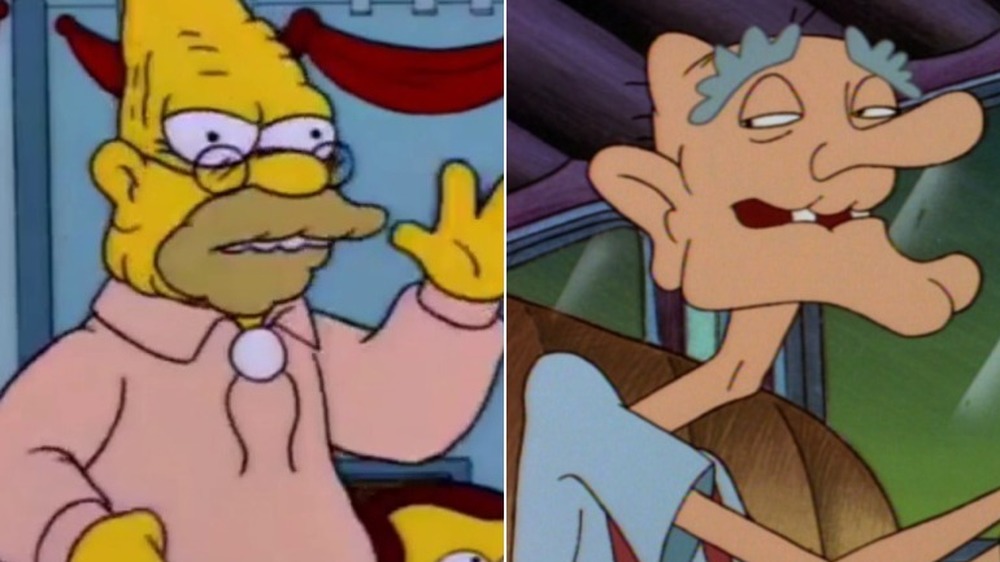 Grandpa Simpson and Grandpa Phil