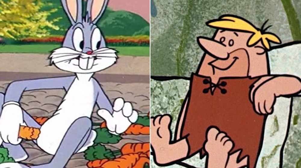 Bugs Bunny and Barney Rubble 