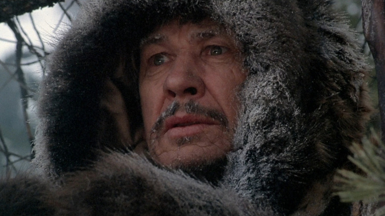 Charles Bronson wears a fur coat