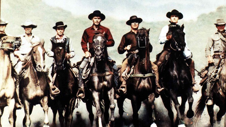 Charles Bronson rides with a posse