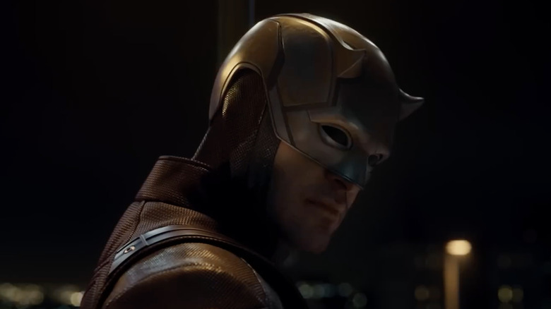 Daredevil wearing yellow costume