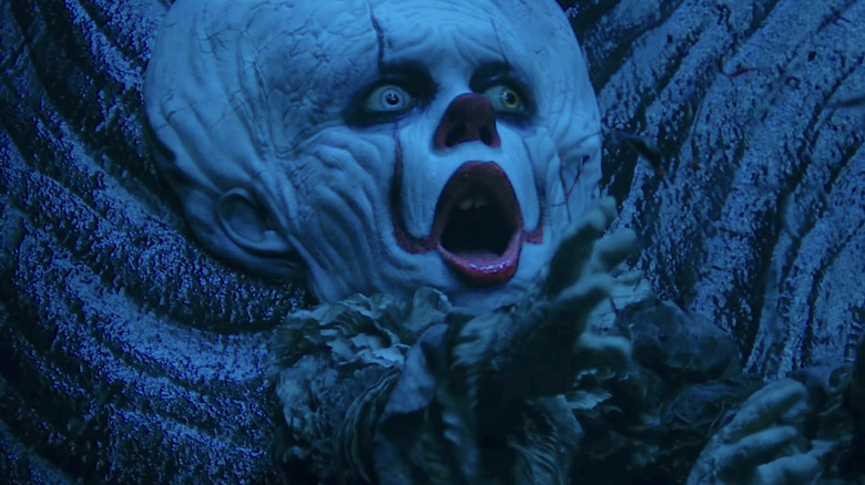 Pennywise gasping in close-up