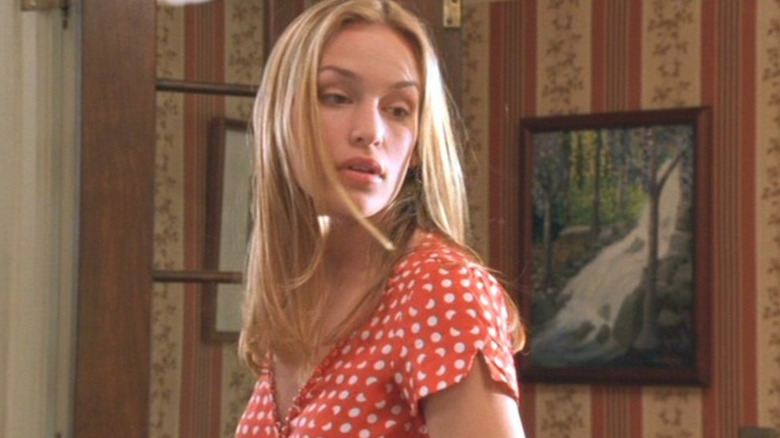 Piper Perabo Nora Baker polka dot dress 