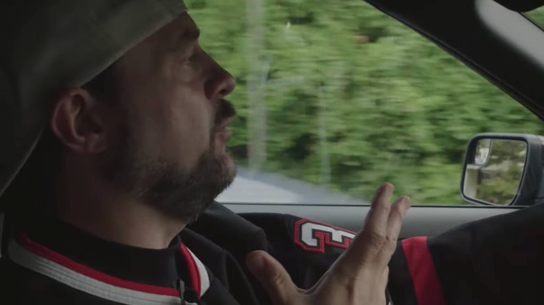 Kevin Smith driving