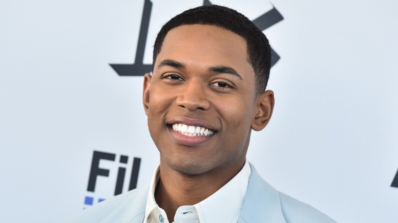 Kelvin Harrison Jr. smiling