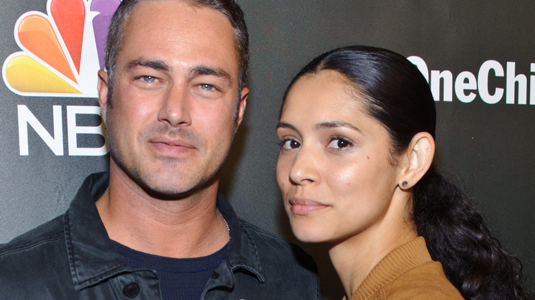 Miranda Rae Mayo and Taylor Kinney