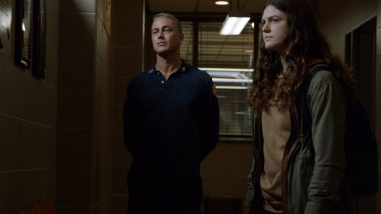 Severide standing with runaway teenager