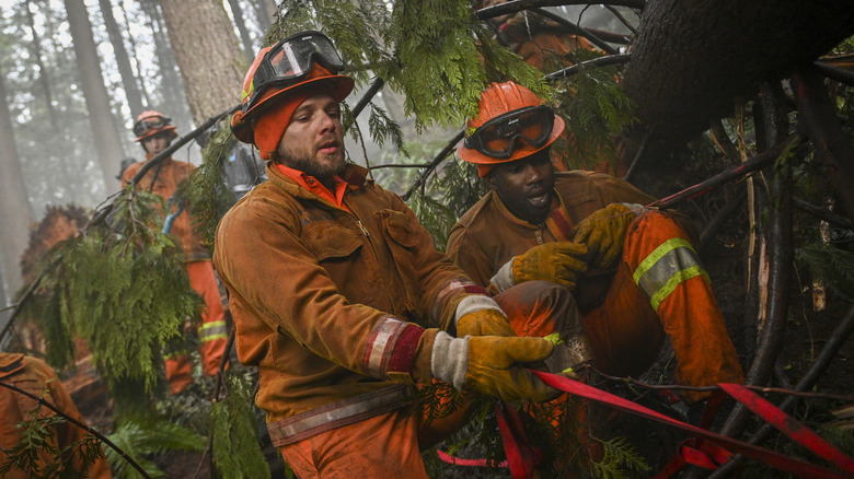 Fire Country tree emergency 