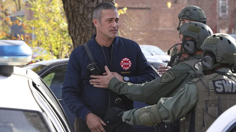 Severide with SWAT team