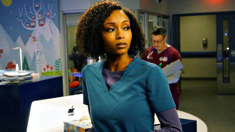 Yaya DaCosta in Chicago Med