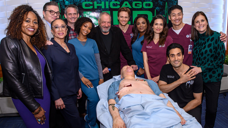 Chicago Med cast posing for group photo