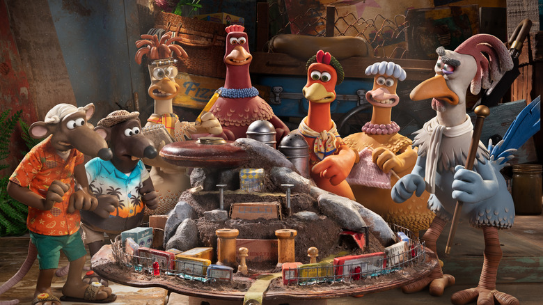 Chicken Run characters together