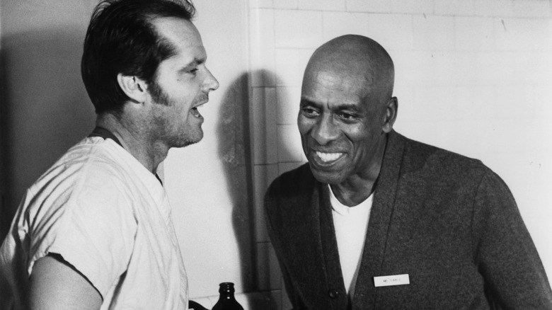 Jack Nicholson talking to Scatman Crothers