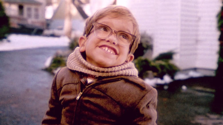 Simon Birch smiling outside house