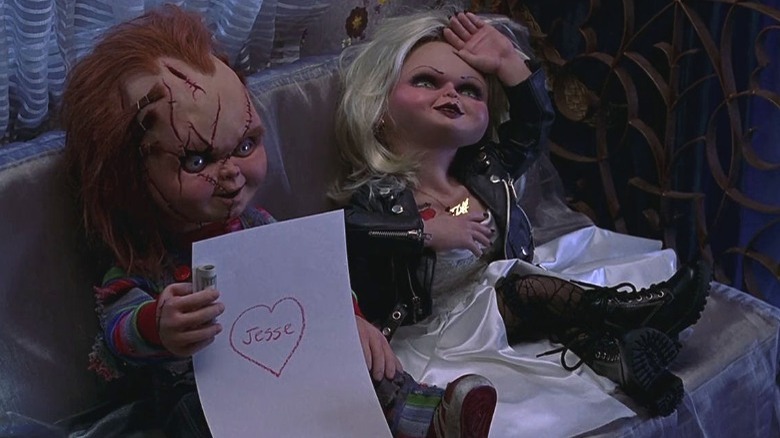 Chucky and Tiffany sitting