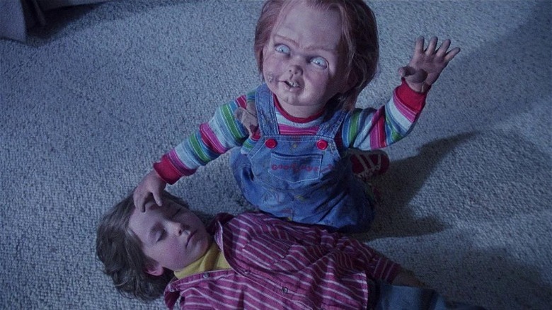 Chucky trying to possess Andy