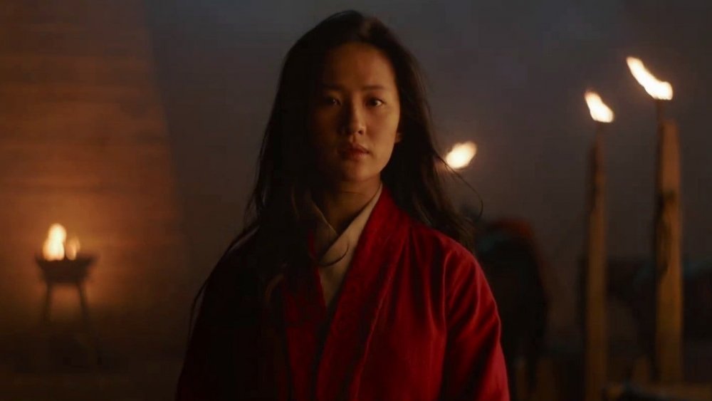 Liu Yifei as Mulan in the 2020 remake